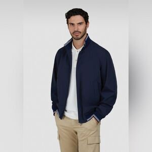 Paul & Shark Men’s Typhoon RE-4x4 Stretch Bomber with Striped Trims Jacket XL